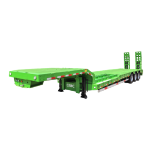CIMC 3 Axle 44.3 ft 40 Ton Hydraulic Low bed Trailer