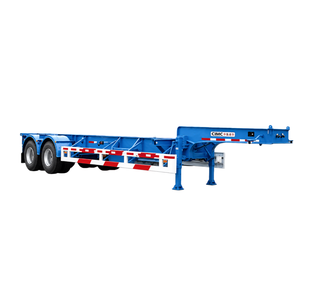 40ft 2 Axle Low Bed Skeletal Trailer