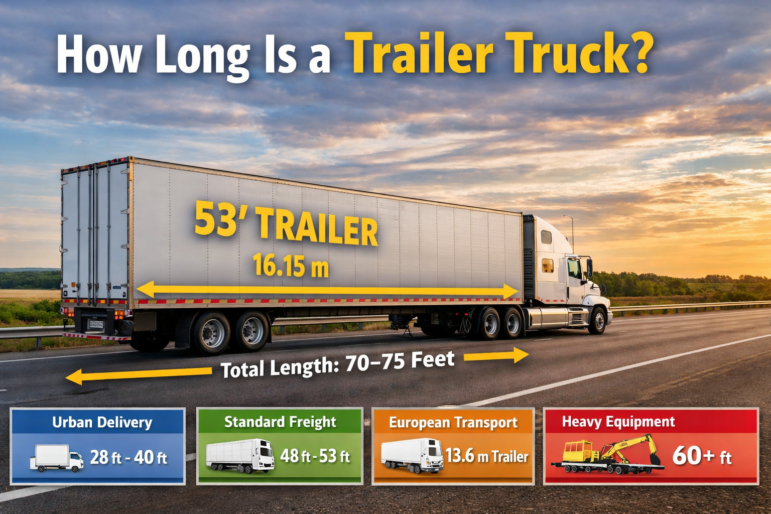How Long Is a Trailer Truck? A Practical Guide to Trailer Sizes